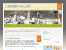 Tablet Screenshot of heureux-cyclage.org